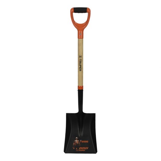Pala Cuadrada 40 Pulgadas Naranja Truper